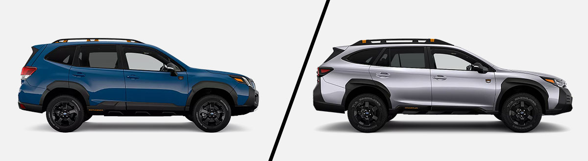 2022 Subaru Forester vs 2022 Subaru Outback